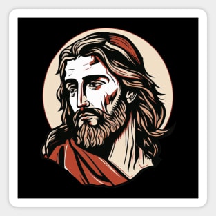 Jesus Graphic Design Magnet